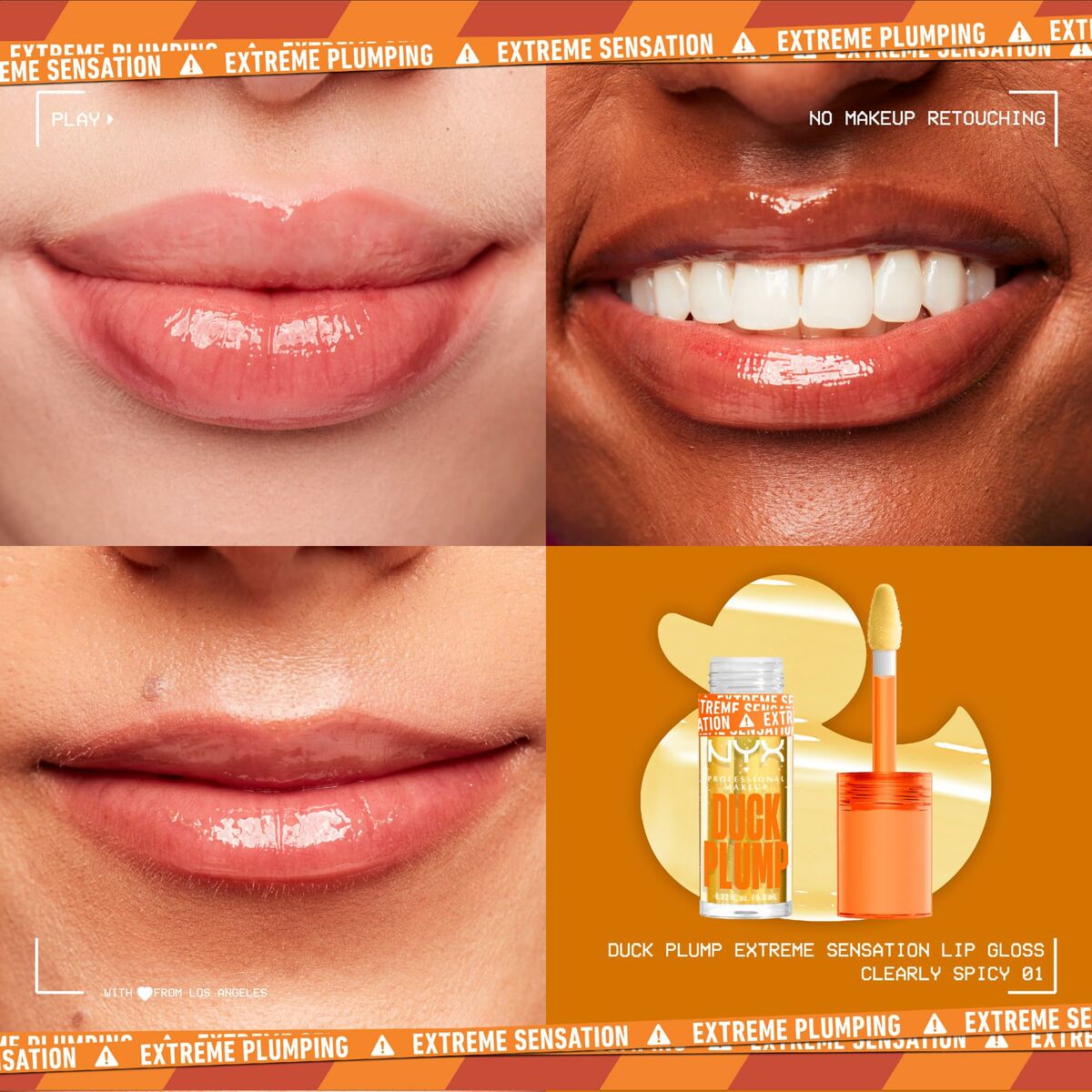 Brillo de Labios NYX Duck Plump Curly spicy 6,8 ml